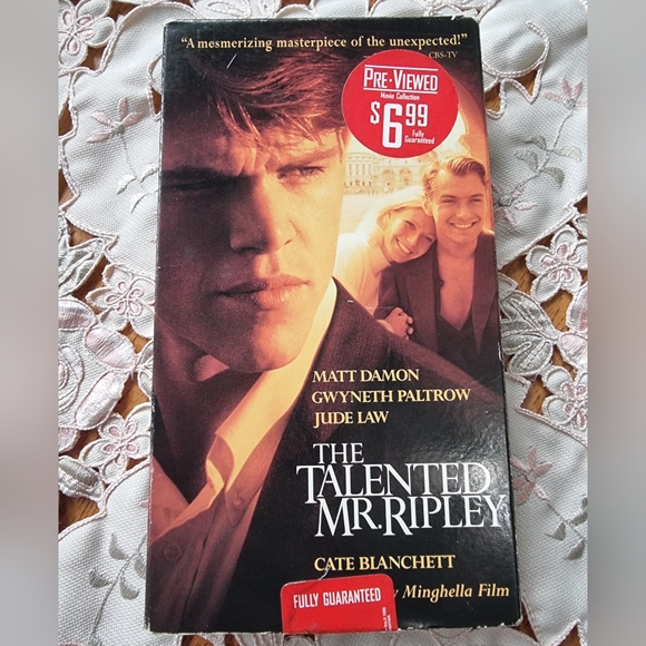 ๐FREE ADD-ON ๐ The Talented Mr. Ripley Vintage VHS Movie - Picture 2 of 3
